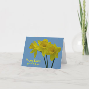 Agradecimiento Tarjeta de saludo "Happy Easter" de los Daffodils 