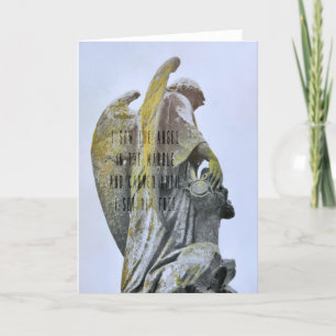 Agradecimiento Tarjeta de saludo HEAVENLY MESSENGER