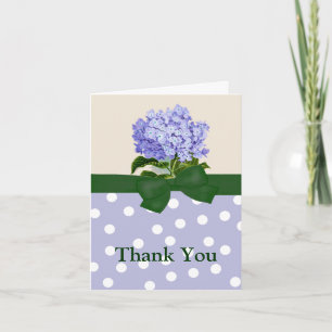 Agradecimiento Tarjeta de saludo Lavendar Hydrangea