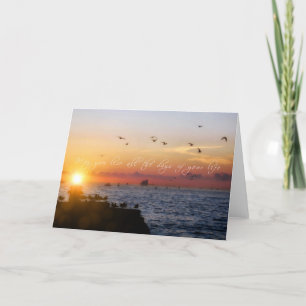 Agradecimiento Tarjeta de saludo MALLORY SQUARE SUNSET