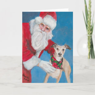 Agradecimiento Tarjeta de saludo para Navidades de arte de los Wh