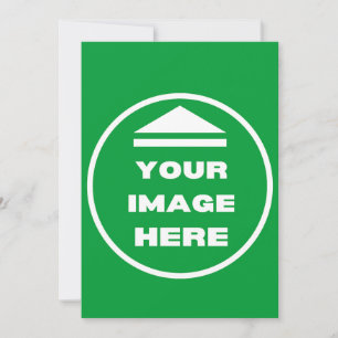 Agradecimiento Tarjeta de saludo - Personalizada - Añadir imagen