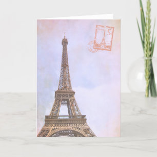 Agradecimiento Tarjeta de saludo VIEILLE DAME DE PARIS