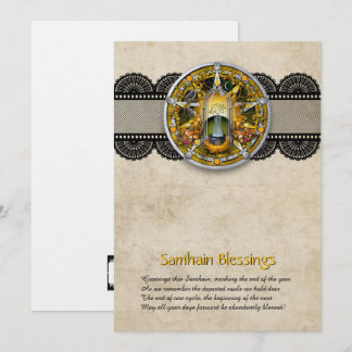 Agradecimiento Tarjeta de salutación personalizable de Samhain