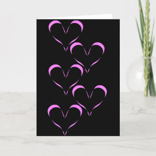 Agradecimiento Tarjeta de San Valentín para el corazón flotante (