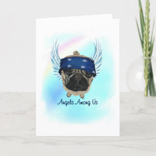 Agradecimiento Tarjeta de simpatía por pérdida del Mascota Pug An