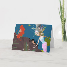 Agradecimiento Tarjeta de sirena