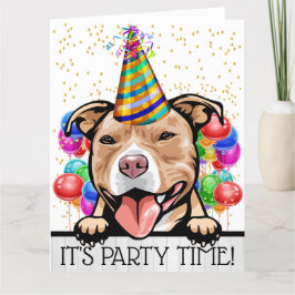 Agradecimiento Tarjeta de tiempo de Fiesta grande