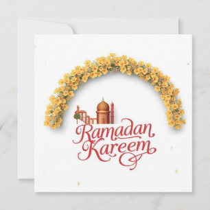 Agradecimiento Tarjeta de vacaciones de Ramadan Kareem