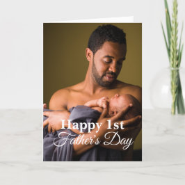 Agradecimiento Tarjeta de vacaciones del Día del Primer personali