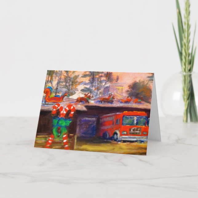 Agradecimiento Tarjeta de vacaciones Station Seven Holiday Greeti (Anverso)