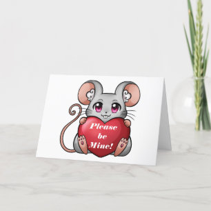 AGRADECIMIENTO TARJETA DE VALENTÍN DE GRANDCHILE DE MOUSE LIL