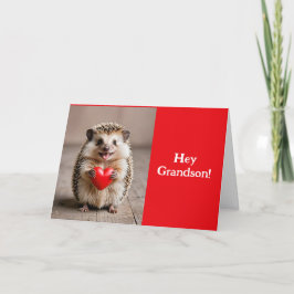 AGRADECIMIENTO TARJETA DE VALENTINA DE GRANDSON HEDGEHOG