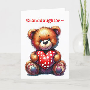 AGRADECIMIENTO TARJETA DE VALENTINA DEL OSO LIL DE GRANDDAUGHTER