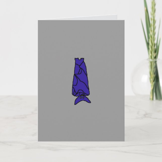 Agradecimiento Tarjeta de vista visual Bat (Anverso)