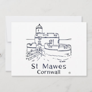Agradecimiento tarjeta del Castillo de St Mawes