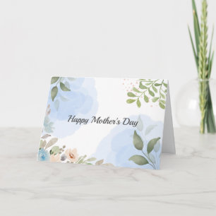 Agradecimiento Tarjeta del Día de la Madre con hermosa flor