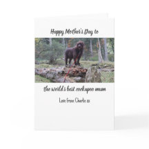 Tarjeta del Día de la Madre de Cockapoo