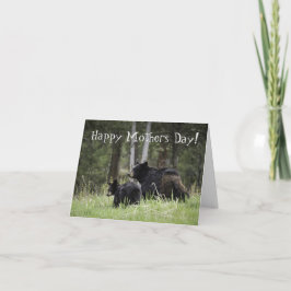Agradecimiento Tarjeta del Día de la Madre de Mamá Osa