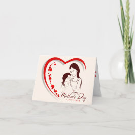 Agradecimiento tarjeta del día de la madre editable