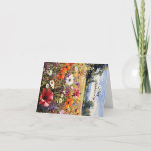 Agradecimiento Tarjeta del Día de la Madre personalizado Floral