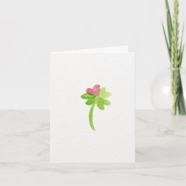 Agradecimiento Tarjeta del Día de San Valentín Eres Mi Suerte