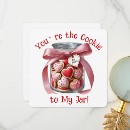 Agradecimiento Tarjeta del día de San Valentín - Tarro de Galleta