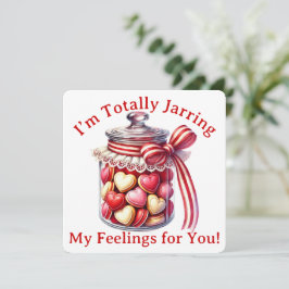 Agradecimiento Tarjeta del día de San Valentín - Tarro de Galleta