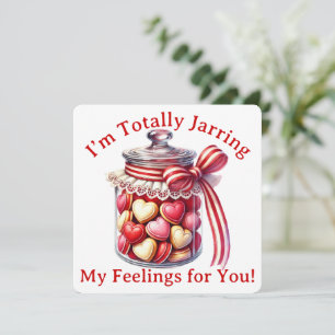 Agradecimiento Tarjeta del día de San Valentín - Tarro de Galleta