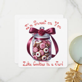 Agradecimiento Tarjeta del día de San Valentín - Tarro de Galleta