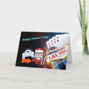 Agradecimiento Tarjeta del día del padre de Las Vegas