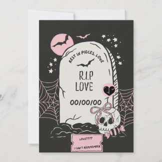 Agradecimiento Tarjeta divertida anti-Día de San Valentín 'R.I.P.