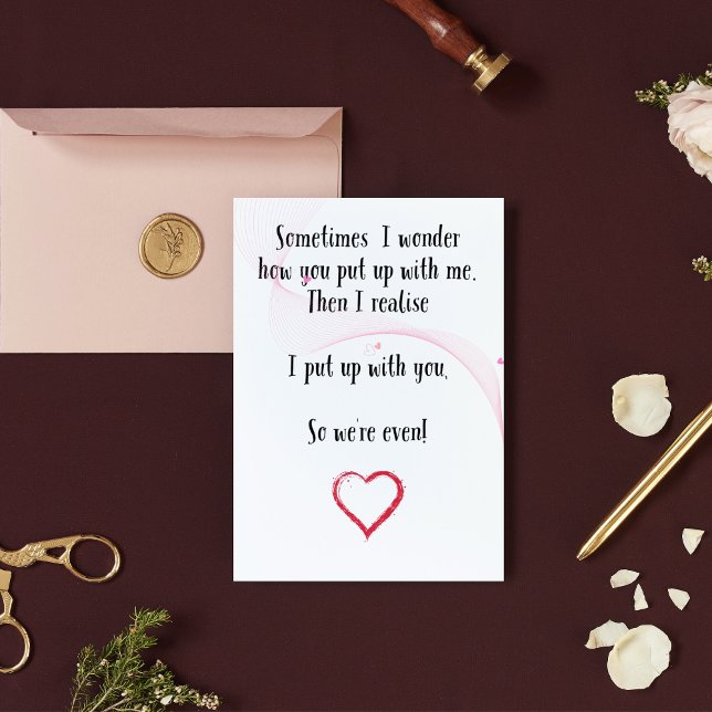 Agradecimiento Tarjeta divertida de aniversario de boda - Tarjeta (Subido por el creador)