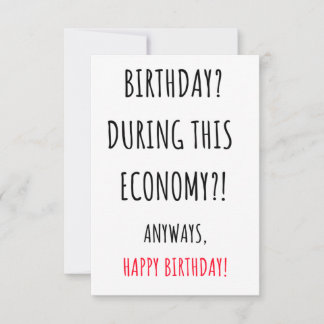 Agradecimiento Tarjeta divertida de cumpleaños feliz