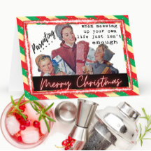 Tarjeta divertida de Navidad para la mejor amiga "