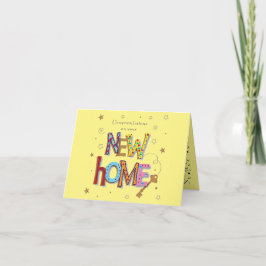 Agradecimiento Tarjeta Doble de Nueva Casa