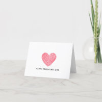 tarjeta el día de San Valentín