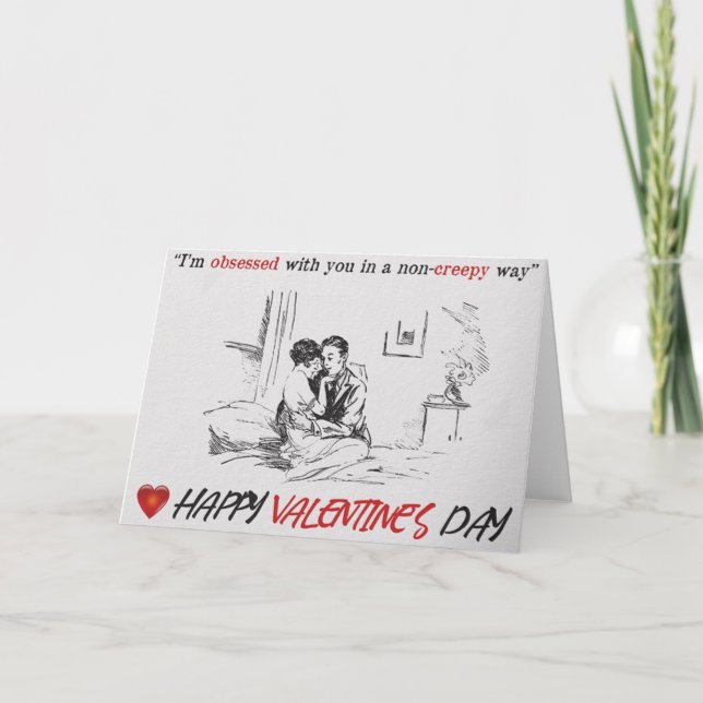 Agradecimiento tarjeta el día de San Valentín (Anverso)