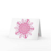 Tarjeta el día de San Valentín Mandala