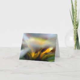 Agradecimiento Tarjeta en blanco de flor emergente