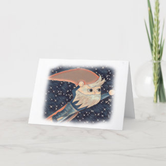 Agradecimiento Tarjeta en blanco de gnome volante