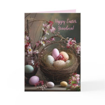 TARJETA ESPECIAL DE DESEOS DE GRANDMA EASTER