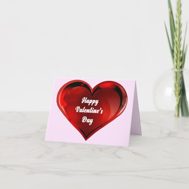 Agradecimiento Tarjeta Feliz Día de San Valentín (Anverso)