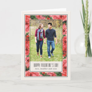 Agradecimiento Tarjeta fotográfica de El día de San Valentín de m