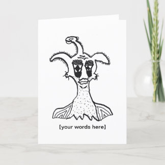 Agradecimiento Tarjeta Freak de Personalizable humorístico 12-28-