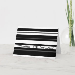 Agradecimiento Tarjeta "Gracias" de hueco Stripe