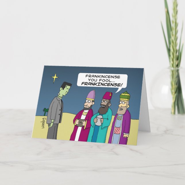 Agradecimiento Tarjeta horizontal de 3 sabios (Anverso)