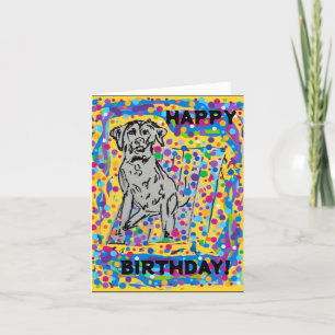 Agradecimiento Tarjeta interior de cumpleaños feliz