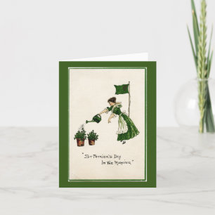 Agradecimiento Tarjeta Lady del Día de San Patricio