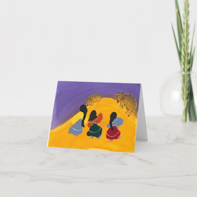 Agradecimiento Tarjeta mágica de búfalo (Anverso)